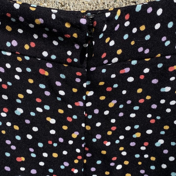 Reformation - Mini Skirt - Black with Confetti Dots - size 4 - Picture 4 of 6